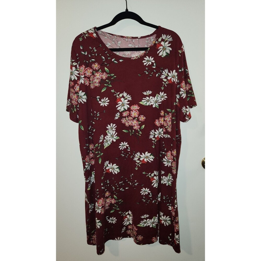 Aoiier Womens Sz XXL Birthing Delivery Nursing Postpartum Gown Dress Floral Soft